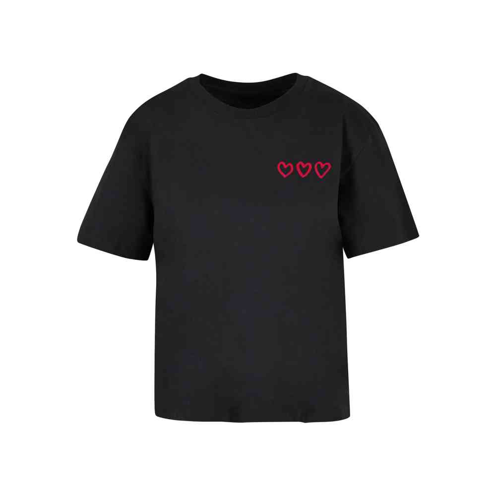 Miss Tee - Three In A Row T-shirt Femme - Noir